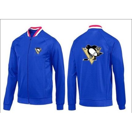 NHL Pittsburgh Penguins Zip Jackets Blue-1