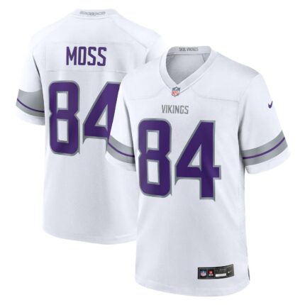 Randy Moss Minnesota Vikings Nike Alternate Retired Game Jersey - White